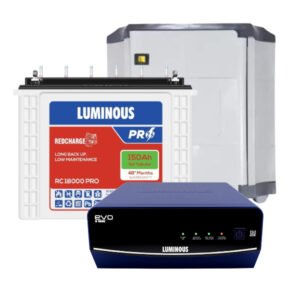 LUMINOUS EVOS 1050 AND REDCHARGE 150ah RC18000 PRO AND TROLLY